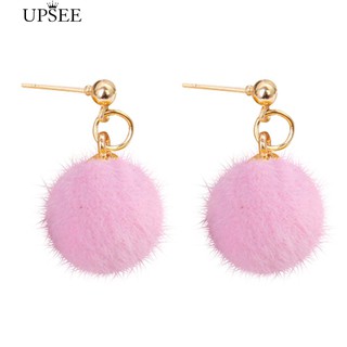 Bông Tai Cục Bông Pompom Cho Nữ