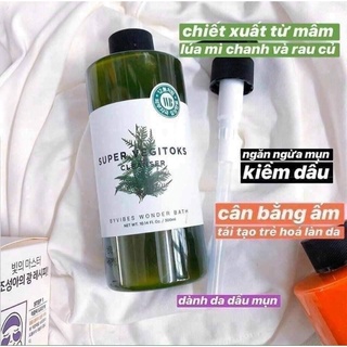 sữa rửa mặt rau củ quả thải độc