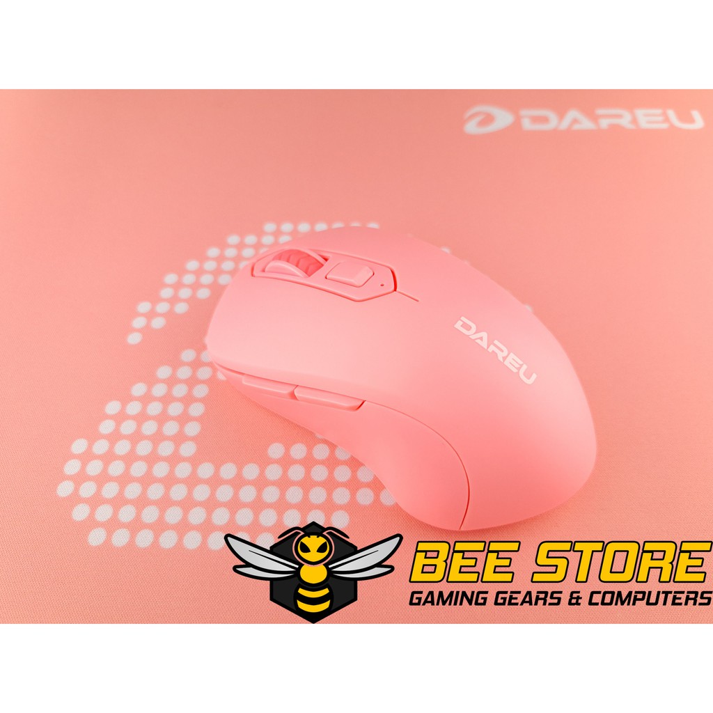 Chuột không dây DAREU LM115G Pink | Hàng chính hãng bảo hành 24 tháng lỗi 1 đổi 1