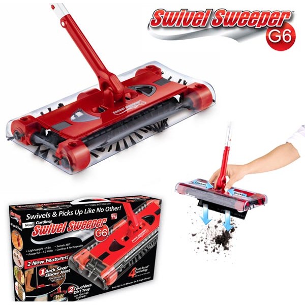 Chổi xoay hút bụi đa năng Swivel Sweeper G6 | BigBuy360 - bigbuy360.vn