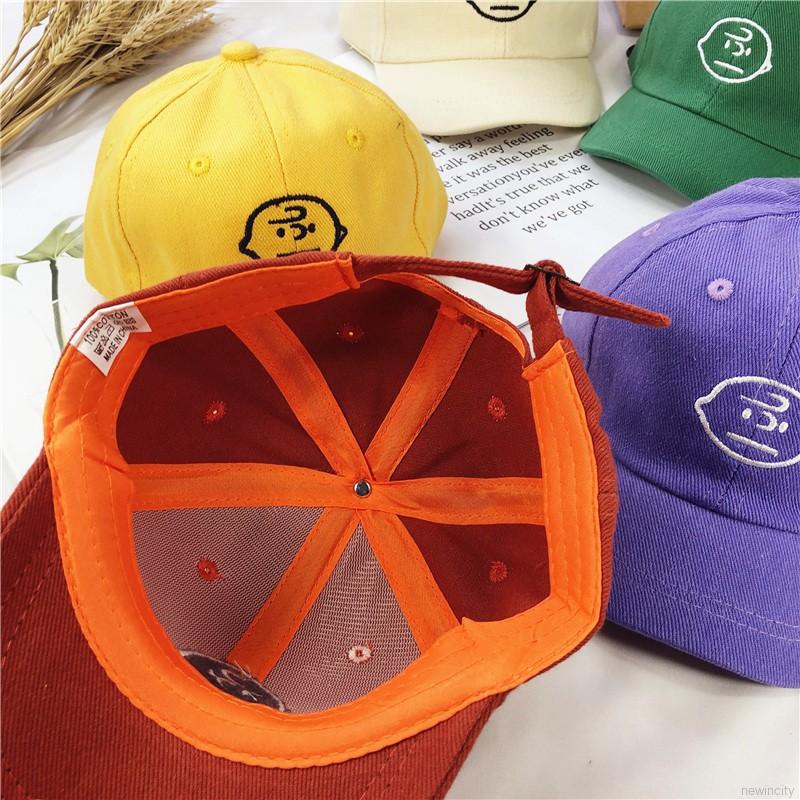 Mũ lưỡi trai thêu hình dễ thương cho bé