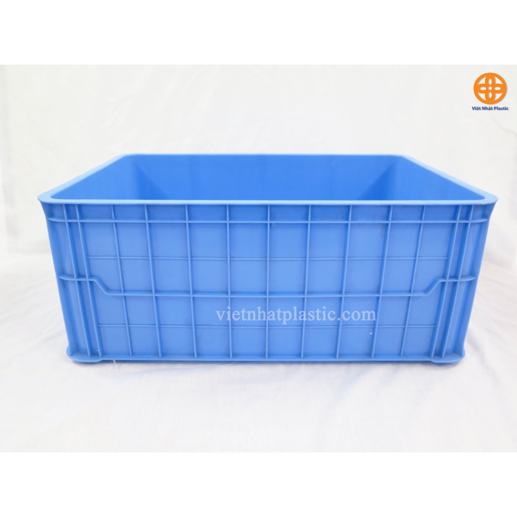 Sóng nhựa đặc 5T 5005 không nắp và kèm nắp Việt Nhật sóng công nghiệp khay nhựa lớn đựng rau củ hoa quả thuỷ hải sản