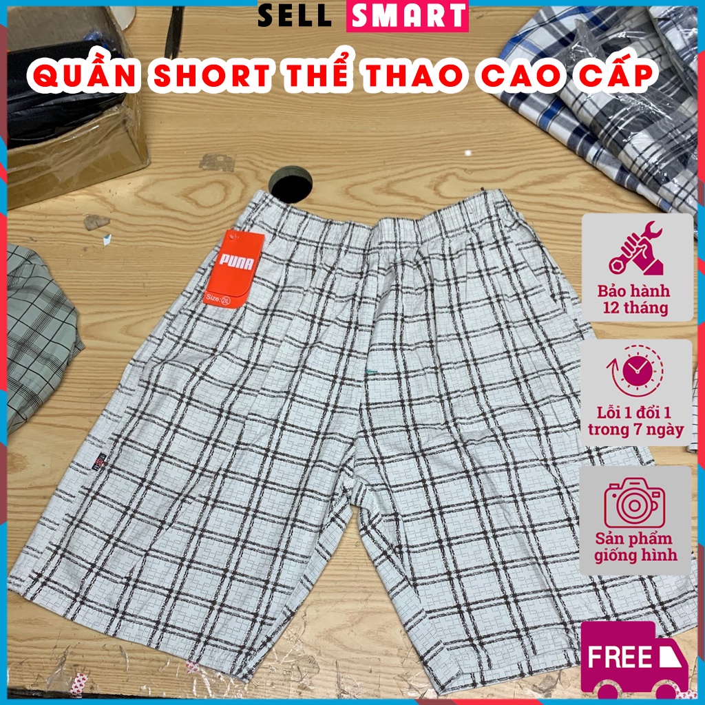 Quần short nam, Quần đùi thể thao puma đẹp chất liệu Cotton thể thao cao cấp thoáng mát nhiều màu - Hàng xịn xuất dư