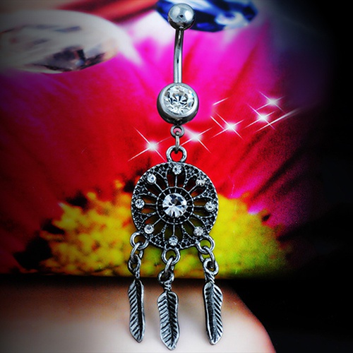 Khuyên rốn hình dreamcatcher thời trang cho nữ