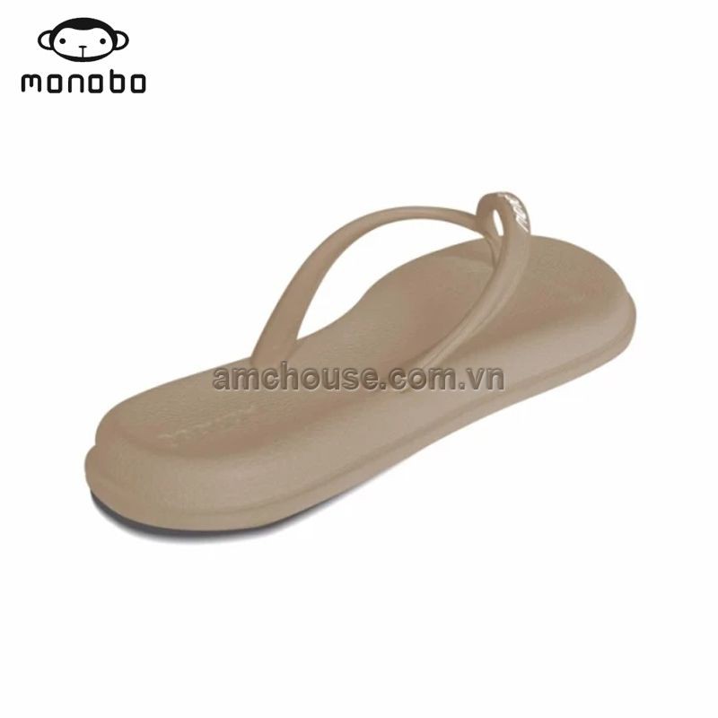 Dép Thái Lan nữ xỏ ngón truyền thống MONOBO nền đen - MONIGA J002 SP