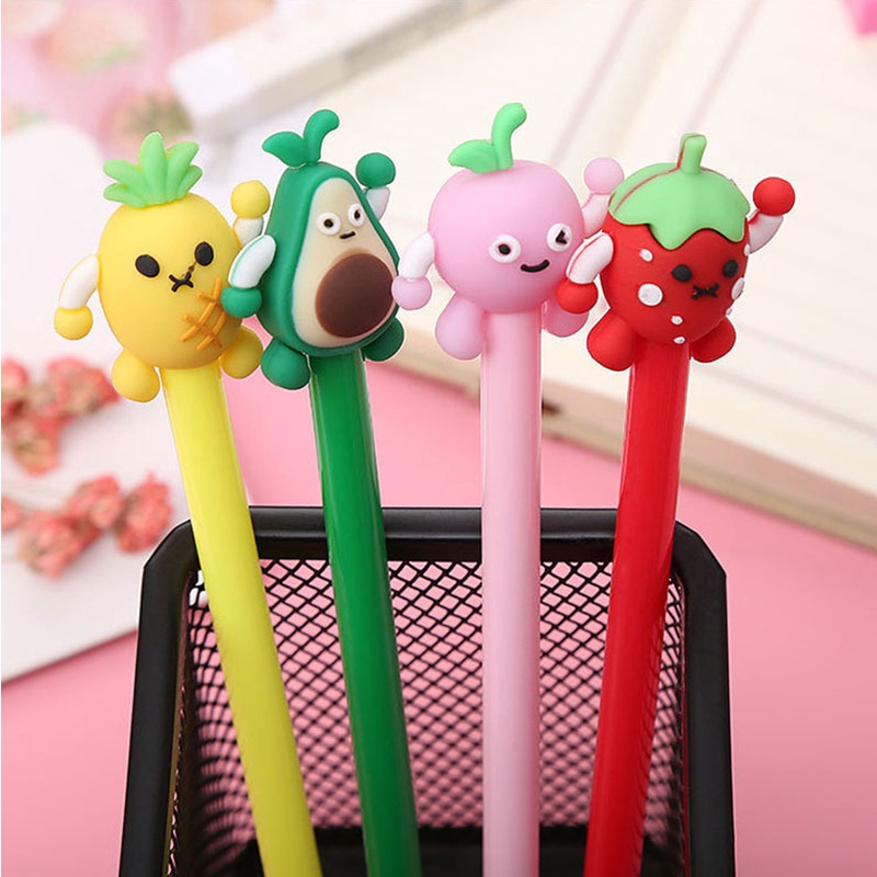 Bút Mực Nước Ngòi 0.38mm Họa Tiết Hoạt Hình Dễ Thương