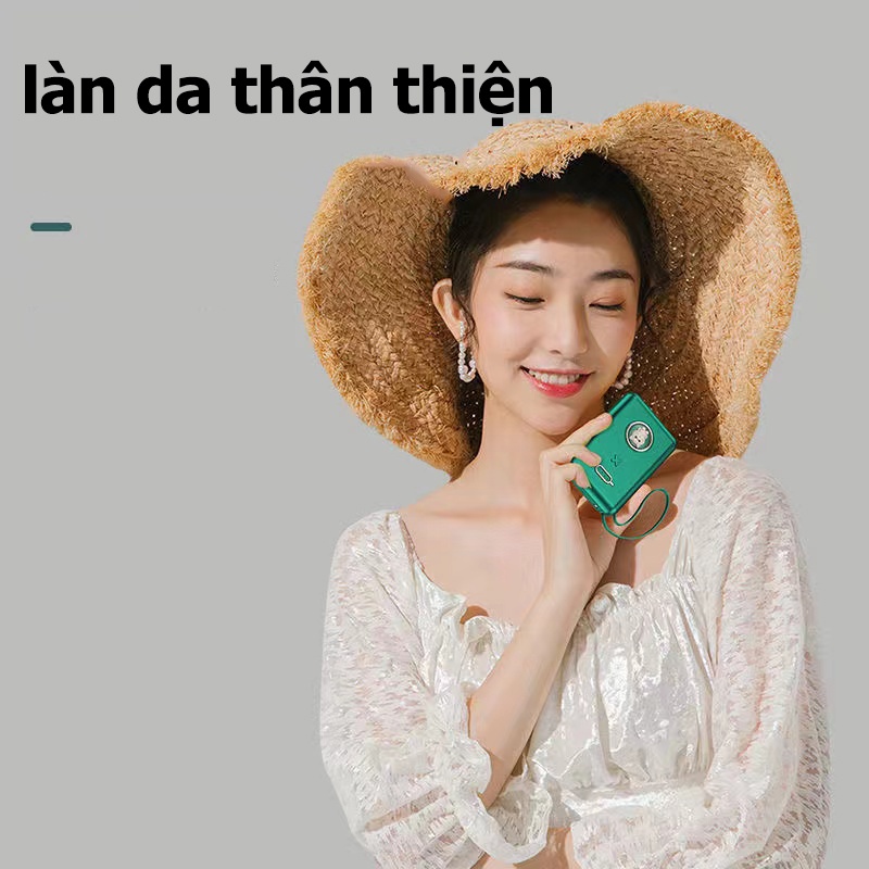 Sạc Dự Phòng 20000mAh Mini Dễ Thương Với 4 Dây Cáp Đèn LED Cho Android Phone Pin Sạc Dự Phòng Cute