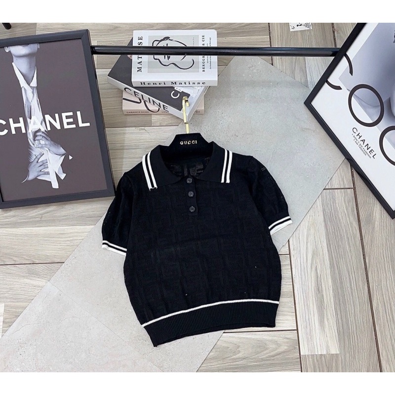 Áo len cổ đức montoghi hàng quảng châu chữ F siêu đẹp_thaovanshop