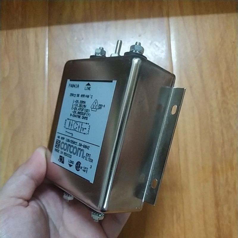 Lọc nhiễu nguồn điện Corcom 40A.  Chuyên dụng lọc nguồn âm thanh audio.