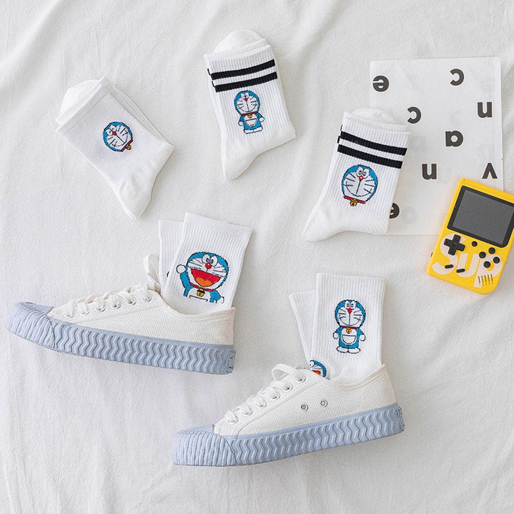 Vớ Cotton Họa Tiết Hoạt Hình Phong Cách Harajuku Cho Nữ