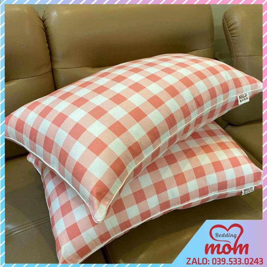 Bộ 2 ruột gối bông Muji căng phồng sang chảnh như khách sạn