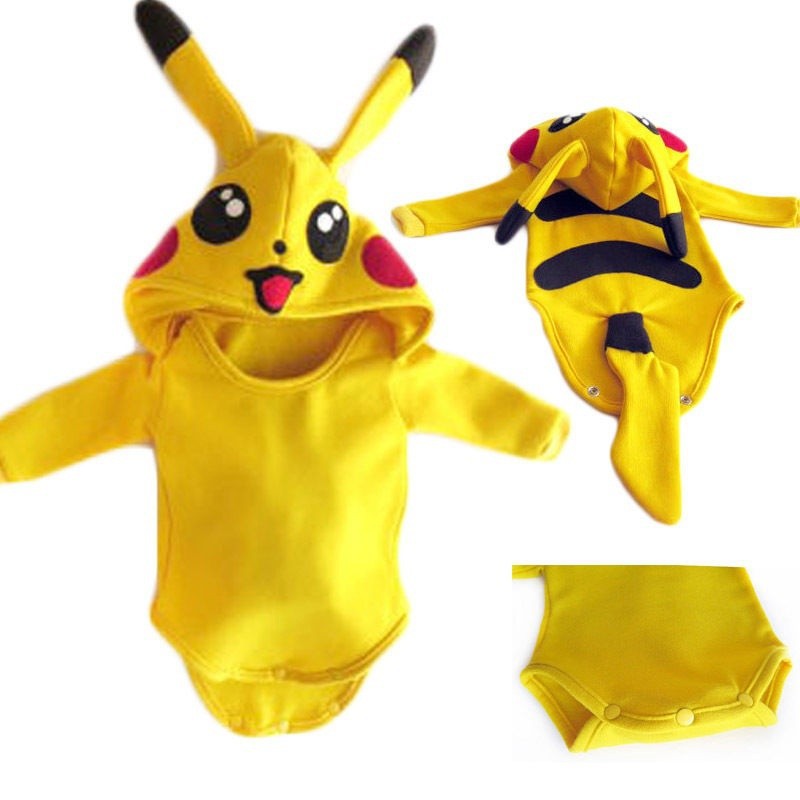 Áo liền quần họa tiết Pikachu cho bé hóa trang Halloween