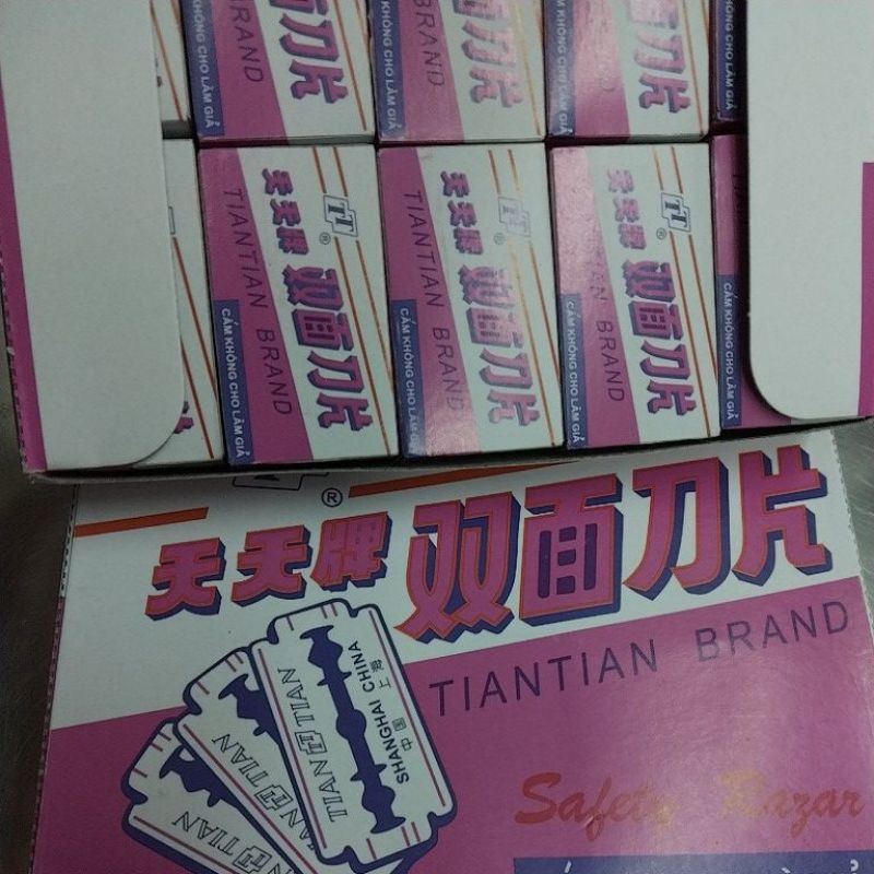 Dao lam tím(10 lưỡi dao trong 1 hộp)