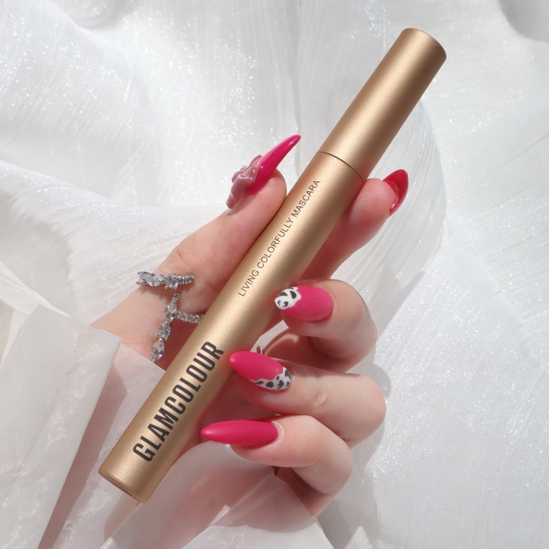 Mascara chuốt mi cong dài dày chống thấm nước và mồ hôi không lem nhòe nhiều màu sắc tùy chọn