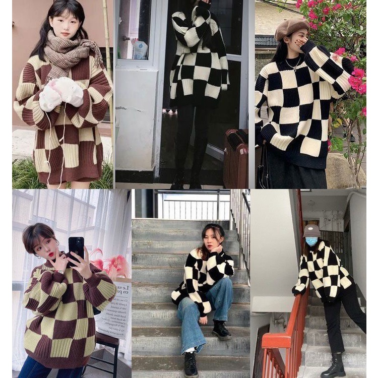Áo Sweater Thiết Kế Dày Dặn Phong Cách Hàn Quốc Thời Trang Thu Đông Mới Cho Nữ