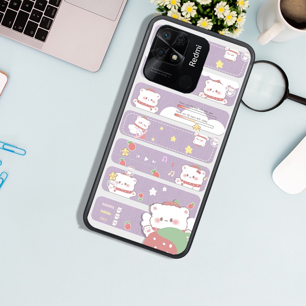 ỐP LƯNG REDMI 10A. IN HÌNH GẤU LOVELY ĐÁNG YÊU, ĐẸP.