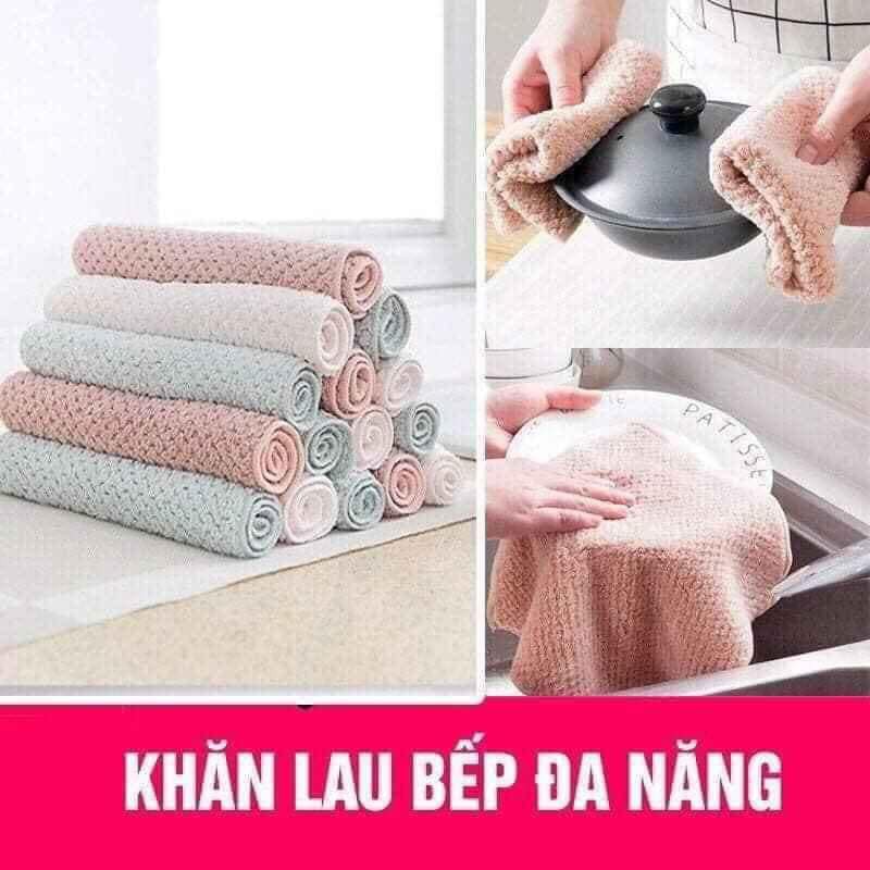 set 10 Khăn lau đa năng siêu thấm nước