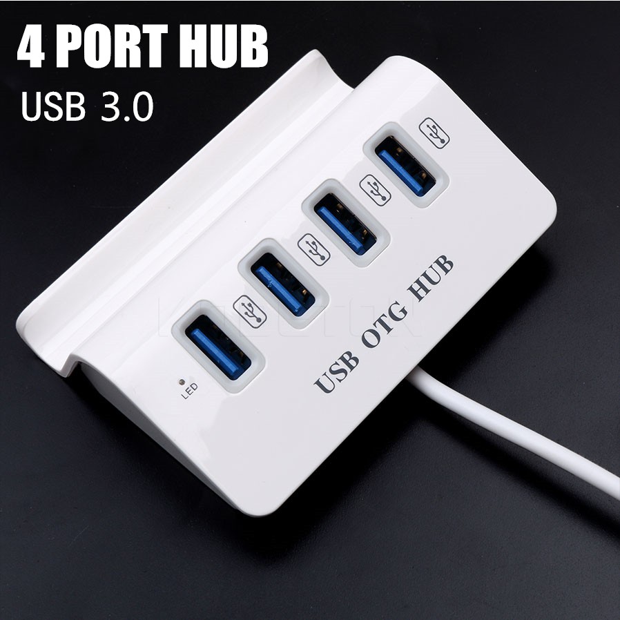 Thiết bị chia 4 cổng USB OTG 480Mbps dành cho laptop táo