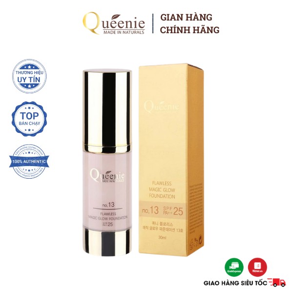 Kem nền trắng da Queenie chống nắng, kiềm dầu 30ml