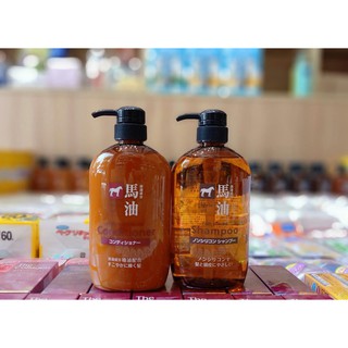 Gội-xả mỡ ngựa siêu mềm mượt tóc