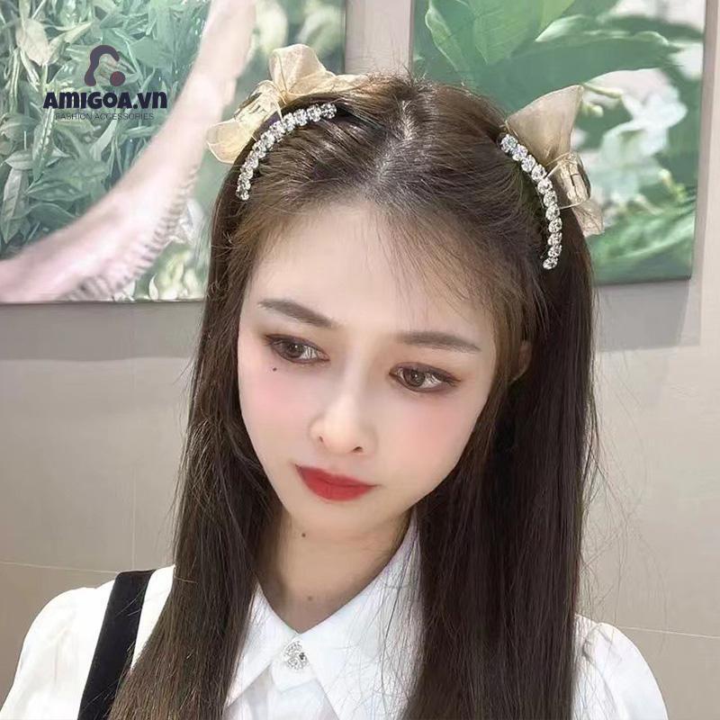 ✨✨Kẹp Tóc Nơ Hai Mặt Cố Định Tóc Dành Cho Trẻ Em