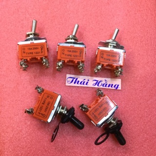 Công tắc TYPE. 1221-4 chân núm chống nước ON /O FF (5 bộ )