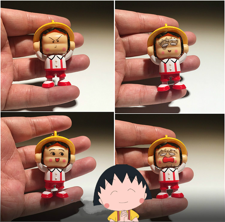 CHIBI Móc Khóa Nhân Vật Hoạt Hình Maruko-Chan Dễ Thương