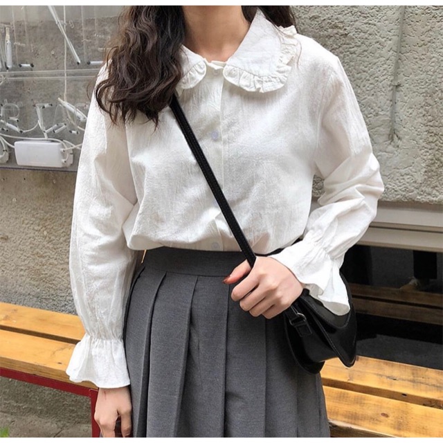 Sơ mi cổ bèo