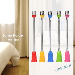 E27 LED Light Bulb Holder Universal Flexible Extension Lamp Adapter Socket