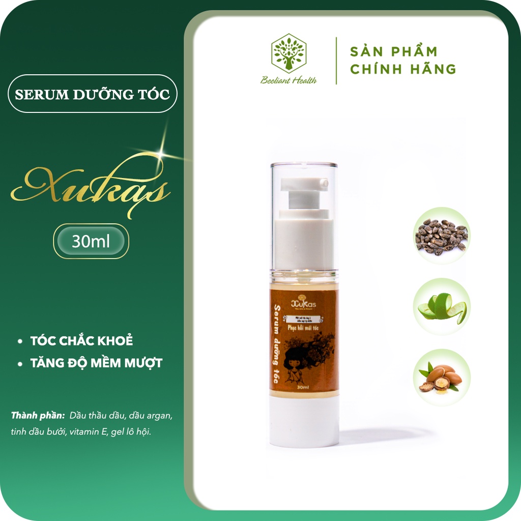 Serum dưỡng tóc xukas làm mềm óng tóc