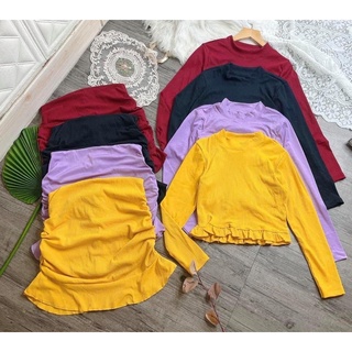 set chân váy áo croptop ôm body