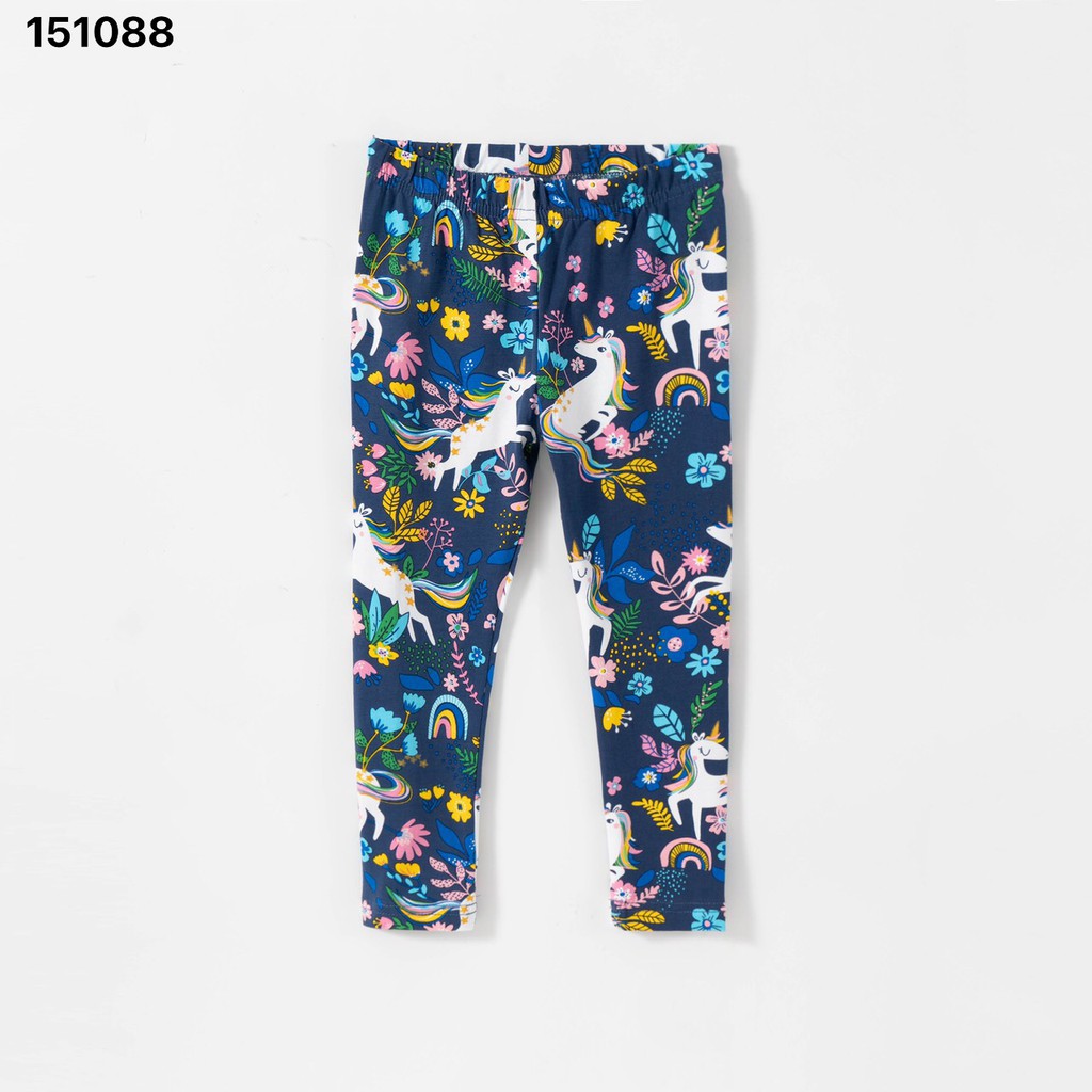 LG04 Quần legging cotton bé gái pony xinh xắn