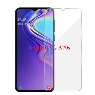 SAMSUNG A70s CƯỜNG LỰC TRONG SUỐT KHÔNG FULL GLASS 9H