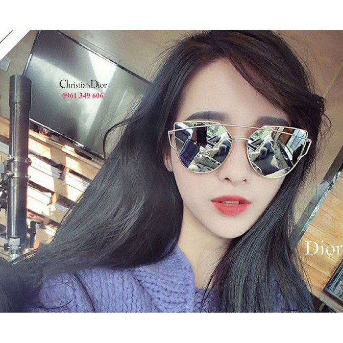 [Tặng bao da] Mắt kính, mắt kiếng thời trang tráng gương siêu sang chảnh
