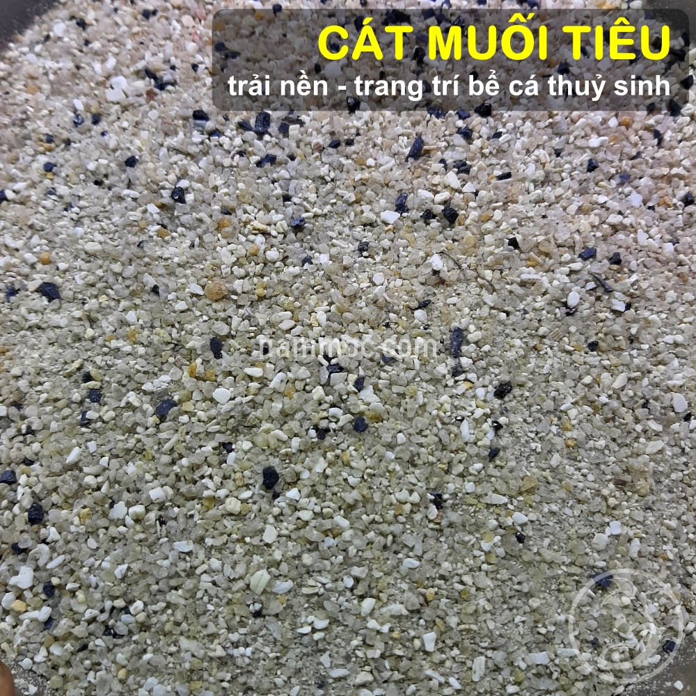 1KG Cát Muối Tiêu - Cát Trải Nền, Trang Trí Bể Cá Cảnh Thuỷ Sinh