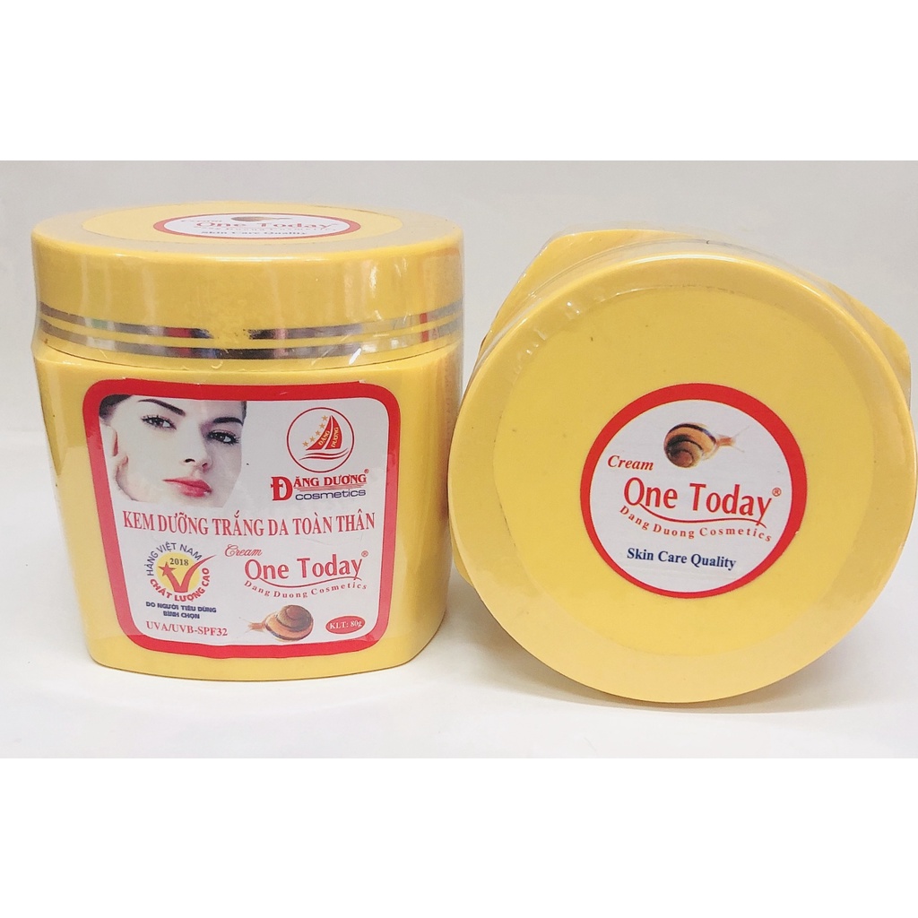 Kem trắng da toàn thân One today ốc sên