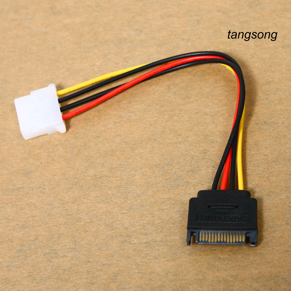 Dây Cáp Chuyển Đổi Ddbg 4-pin Male Sang Ide Sata 15-pin Female