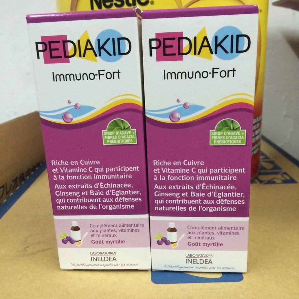 Pediakid immuno fort tăng cường hệ miễn dịch 125ml - Pháp