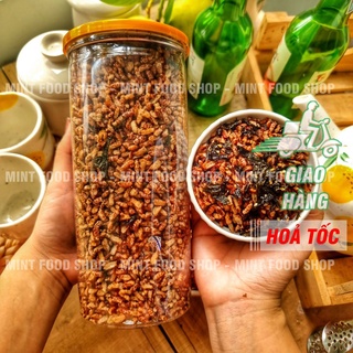 Gạo Lứt Sấy Giòn Mix Rong Biển Ăn Liền Lon 300gr