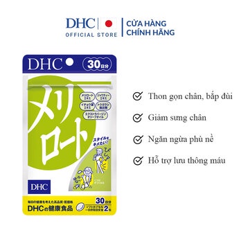 Viên uống DHC Melilot thon gọn đùi 60 viên 30 ngày dùng giảm mỡ đùi, phù nề đùi