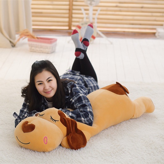 Gấu Bông, Chó Bông Mũi Tim - Đủ Màu, Đủ Kích Thước - Chất Liệu Cao Cấp- Được Xem Hàng Trước