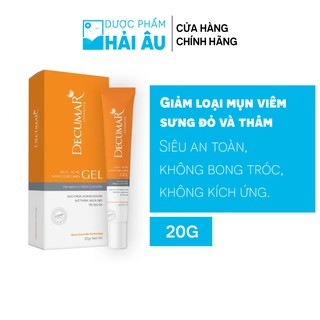 Gel Sạch Mụn Mờ Thâm Ngừa Sẹo Tái Tạo Da Decumar Advanced Gel 20G