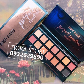 BẢNG PHẤN MẮT NHŨ LÌ 14 Ô BEAUTY GLAZED PERFECT NEUTRAL