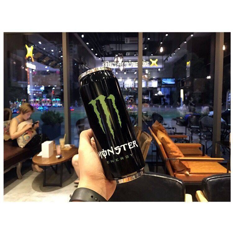 Bình giữ nhiệt inox 304 Monster Energy giữ nóng lạnh trên 8h cao cấp 500ml