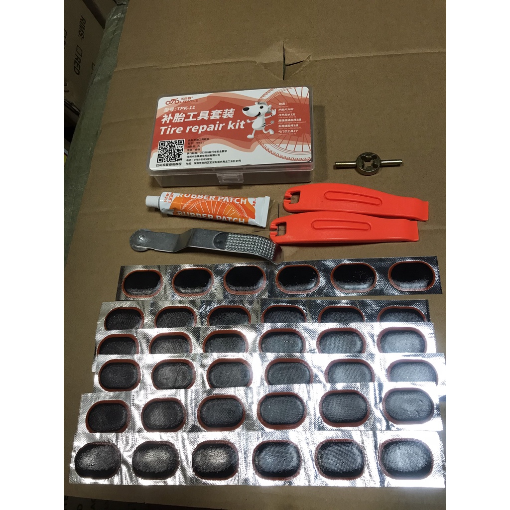 Bộ vá săm kèm móc lốp TPK 11