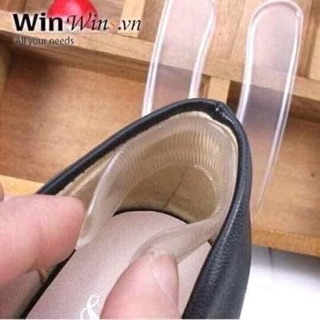 Miếng lót giầy silicon trong suốt.