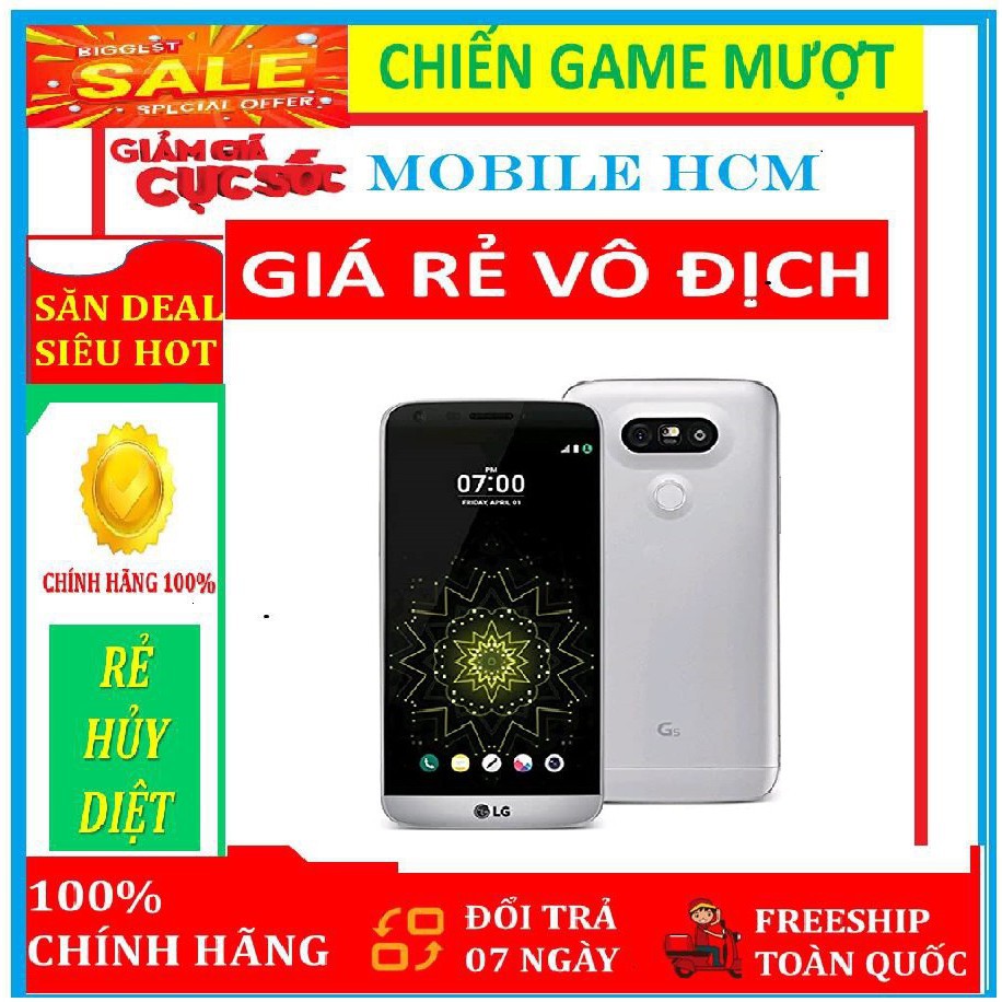 Điện Thoại LG G5 Ram 4Gb Chính Hãng Mới Tinh Chiến Game Mượt-Bảo hành 1 năm