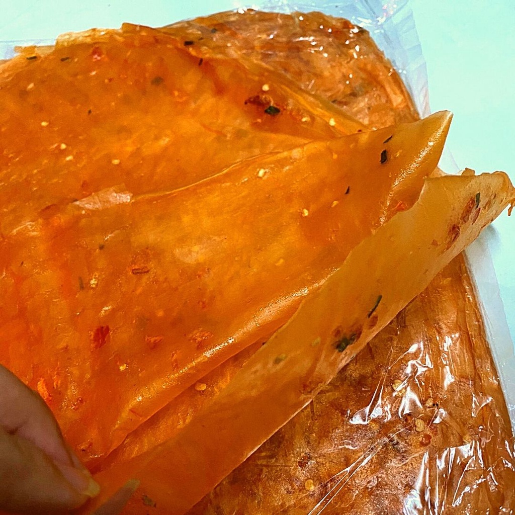 Bánh tráng dẻo tôm cay, dẻo ớt cay chính gốc Tây Ninh, bánh size lớn, dày nhiều tôm