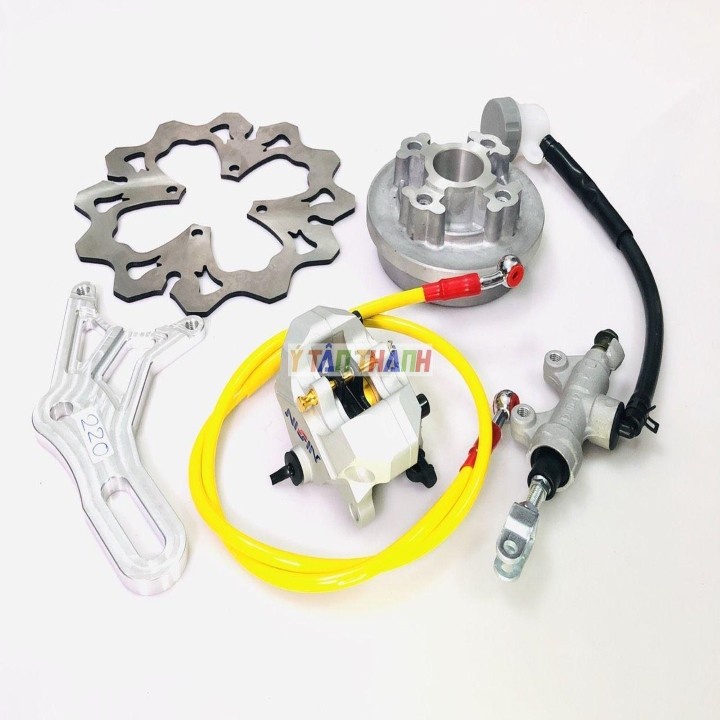 bộ đĩa sau wave heo nissin K2 đĩa 220mm V1 MS1261