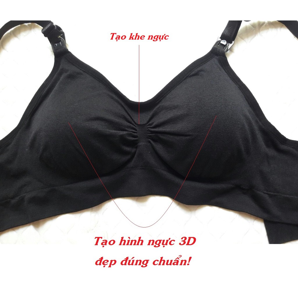 Hàng có sẵn! [DEAL HOT] Áo lót 3 trong 1: Rảnh tay hút sữa + Cho con bú + Chống chảy sệ